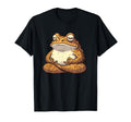Meditation Frog Toad Yoga Pose T-Shirt - Aesthetic Graphic Men Women - T-Shirt, Sweatshirt, Hoodie