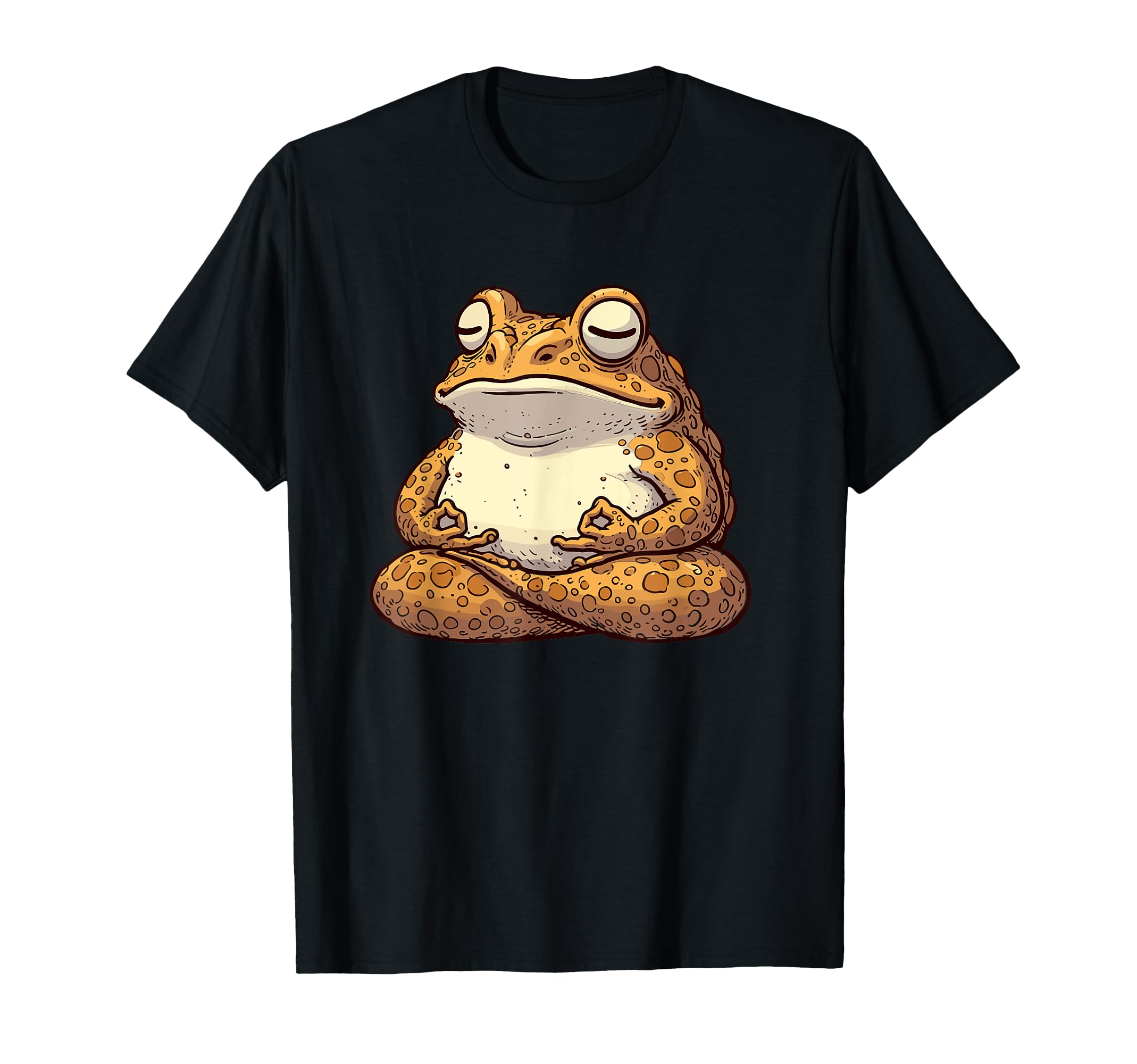 Meditation Frog Toad Yoga Pose T-Shirt - Aesthetic Graphic Men Women - T-Shirt, Sweatshirt, Hoodie
