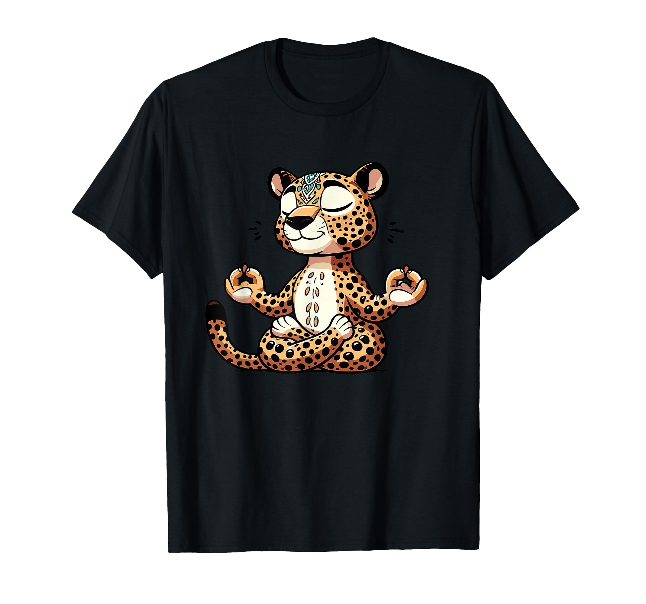Meditation Leopard Yoga Pose Relaxing T-Shirt - Streetwear Style Men Women - T-Shirt, Sweatshirt, Hoodie