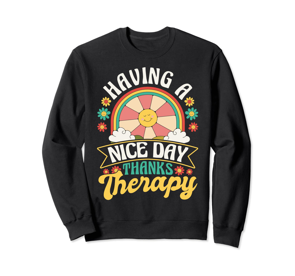 Mental Health And Wellbeing Go To Sweatshirt - Minimalist Print for Adults - T-Shirt, Sweatshirt, Hoodie