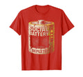 Social Battery Depleted Overstimulated T-Shirt - Minimalist Print Men Women - T-Shirt, Sweatshirt, Hoodie