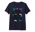 Easily Distracted Dragons And Books Tri T-Shirt - Trendy Graphic Unisex - T-Shirt, Sweatshirt, Hoodie