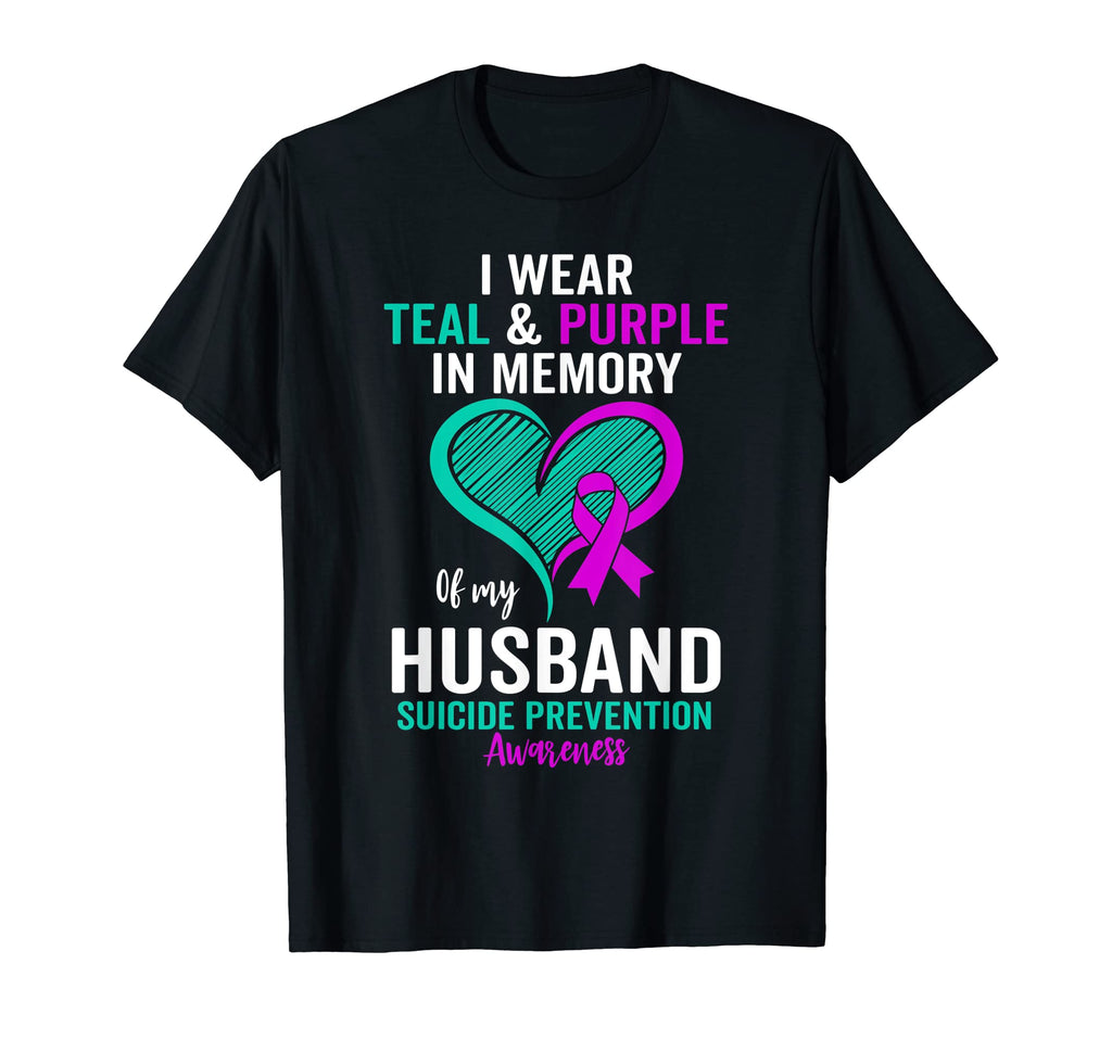 I Wear Teal And Purple Memory My T-Shirt - Fun Novelty Design Men Women - T-Shirt, Sweatshirt, Hoodie