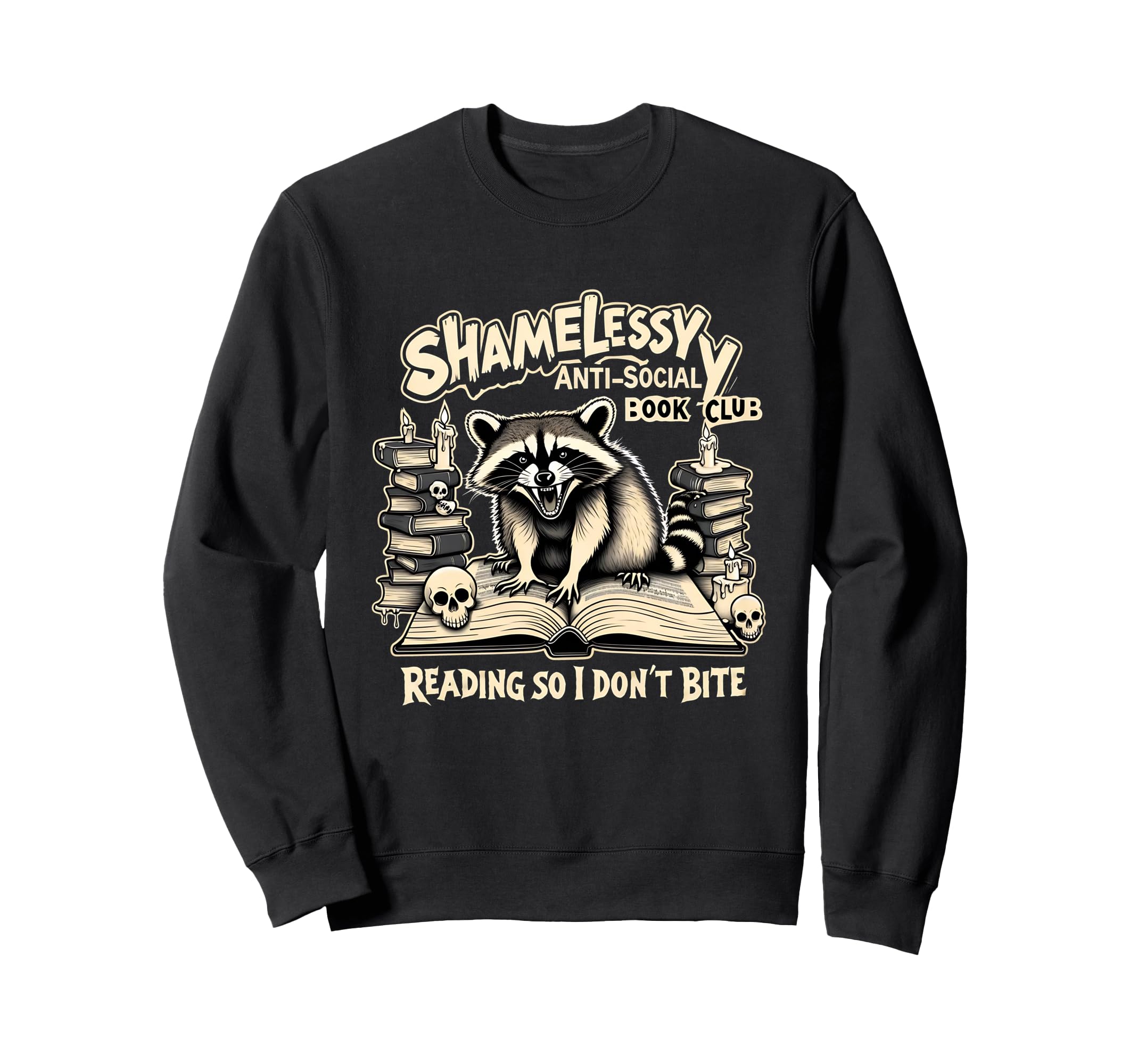 Shamelessly Anti Social Book Club Sweatshirt - Novelty Apparel Unisex - T-Shirt, Sweatshirt, Hoodie