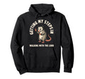 Getting My Steps Walking Lord Opossum Hoodie - Streetwear Style Men Women - T-Shirt, Sweatshirt, Hoodie