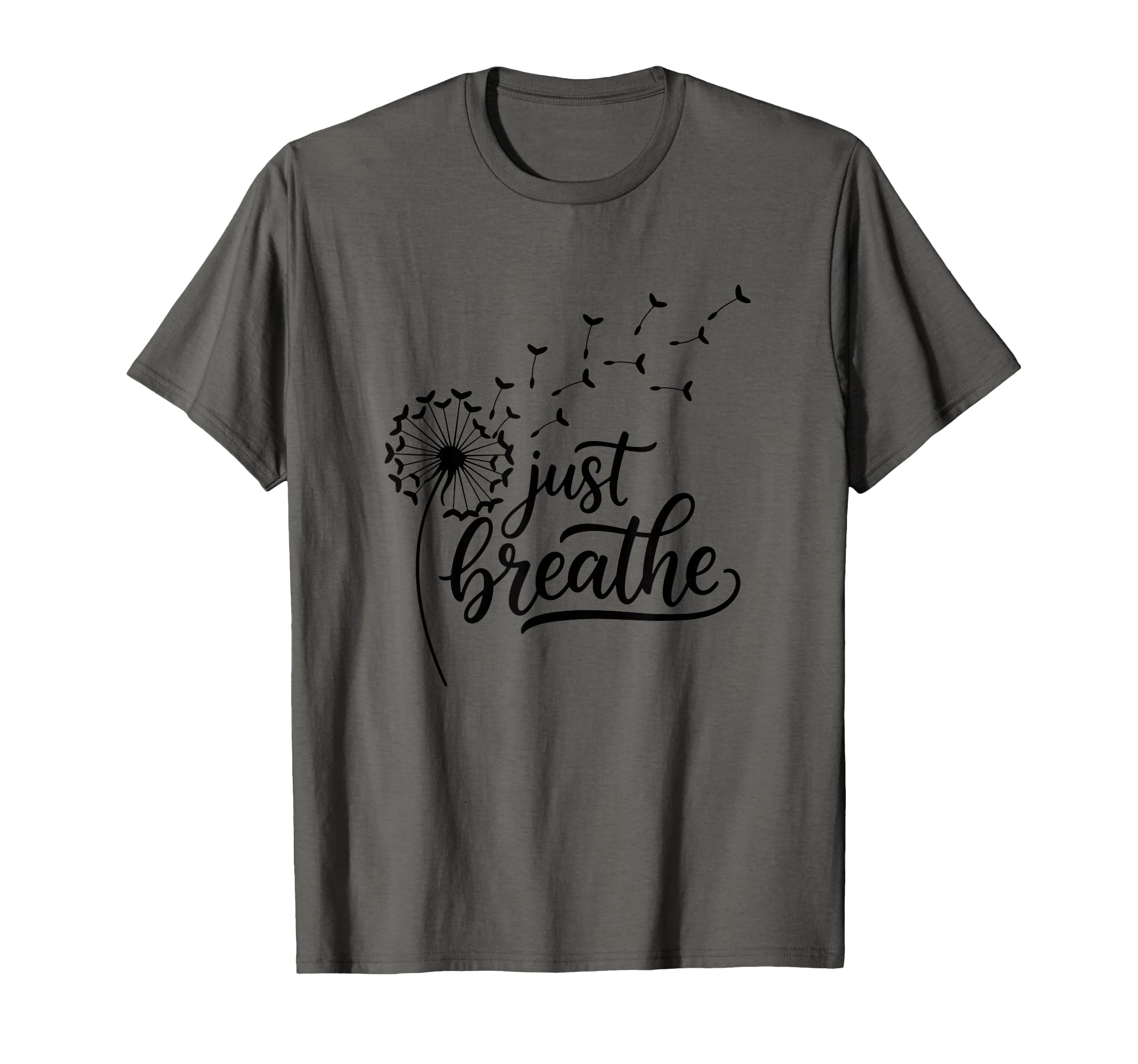 Just Breathe Wellness Mindfulness T-Shirt - Graphic Print for Adults - T-Shirt, Sweatshirt, Hoodie