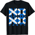 Scottish Fan Scotland Flag Retro No Scotland No Party T-Shirt Unisex T-shirt, Sweatshirt, Hoodie, Long Sleeve Tee - T-Shirt, Sweatshirt, Hoodie