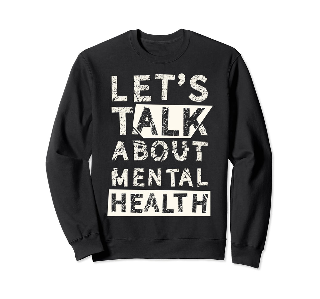 Mental Health Awareness Ribbon Items Sweatshirt - Graphic Print Men Women - T-Shirt, Sweatshirt, Hoodie
