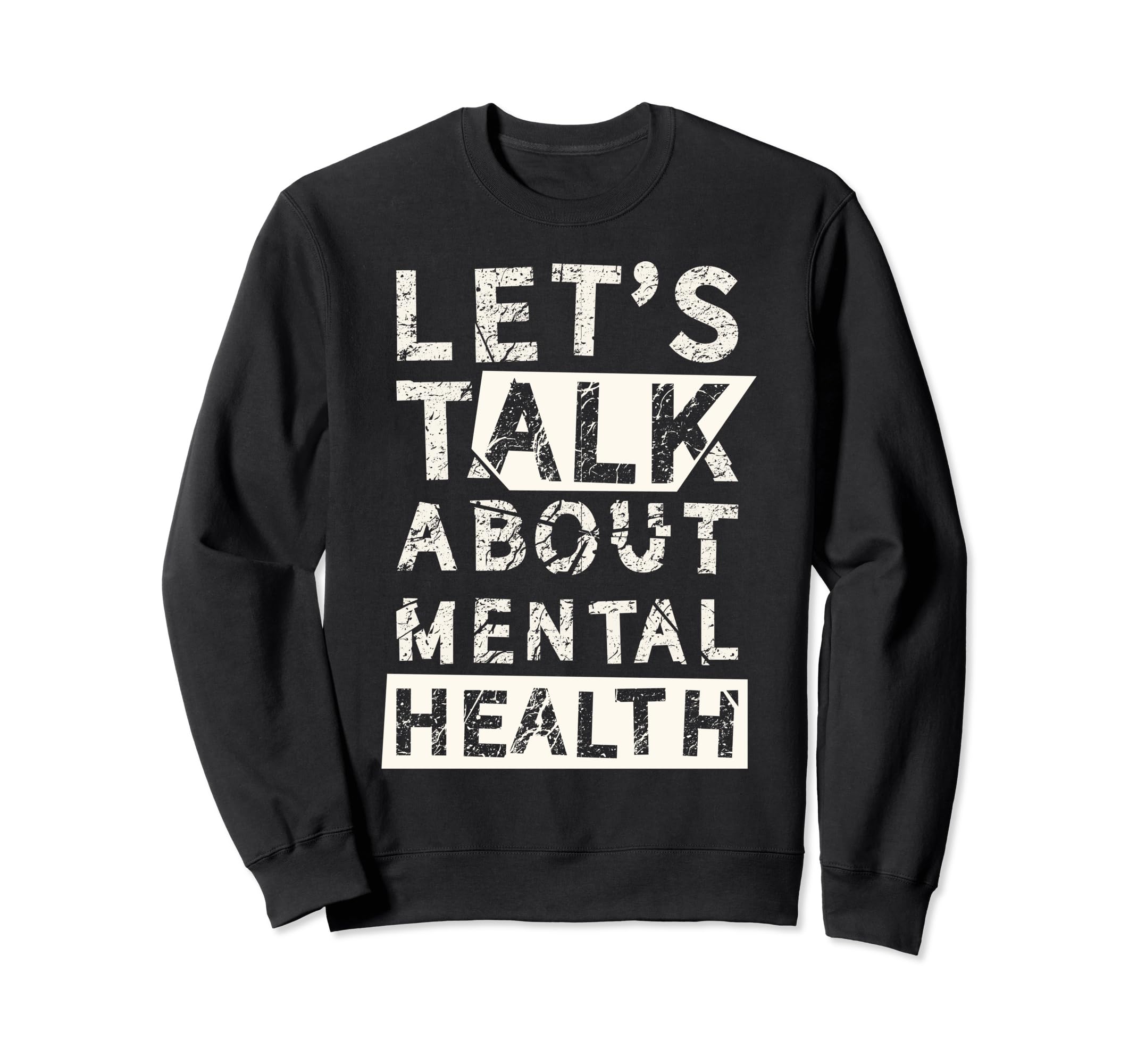 Mental Health Awareness Ribbon Items Sweatshirt - Graphic Print Men Women - T-Shirt, Sweatshirt, Hoodie