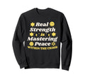 Mastering Peace Chaos Inspirational Sweatshirt - Custom Art Print Unisex - T-Shirt, Sweatshirt, Hoodie