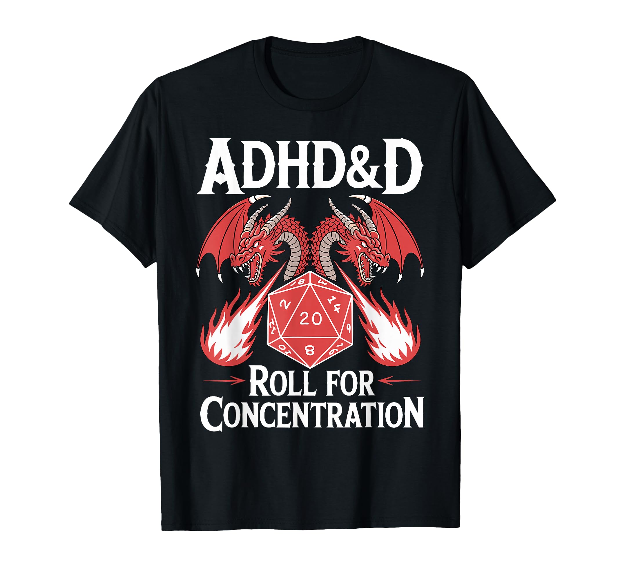 Adhd D Adhd Roll Concentration T-Shirt - Streetwear Style for Adults - T-Shirt, Sweatshirt, Hoodie