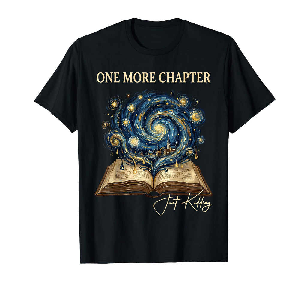 Reading Outfit Van Gogh Parody One More T-Shirt - Graphic Print for Adults - T-Shirt, Sweatshirt, Hoodie