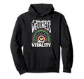 I Radiate Wellness And Vitality Hoodie - Minimalist Print for Adults - T-Shirt, Sweatshirt, Hoodie