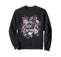 Inspirational Floral You Are Sweatshirt - Minimalist Print for Adults - T-Shirt, Sweatshirt, Hoodie