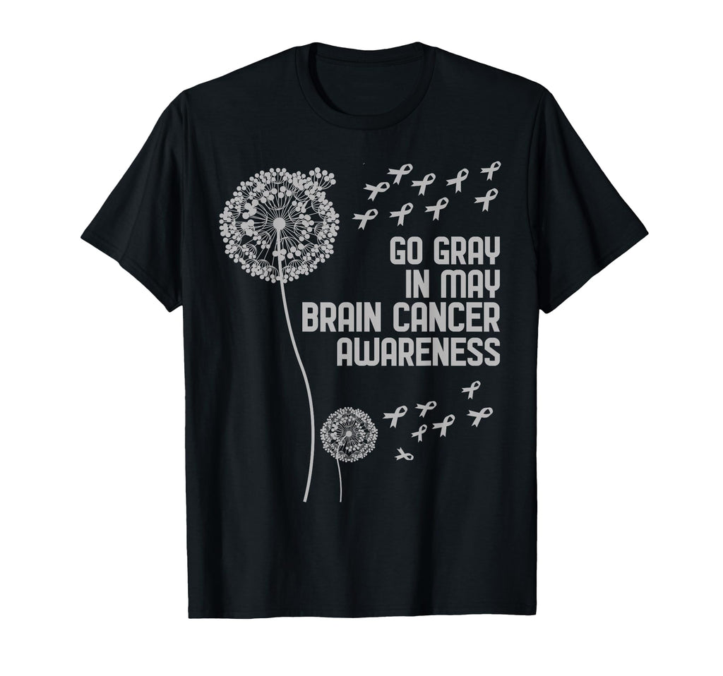 Brain Cancer Awareness Wear Gray T-Shirt - Streetwear Style for Adults - T-Shirt, Sweatshirt, Hoodie