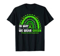 Black May We Wear Green Mental Health T-Shirt - Trendy Graphic Men Women - T-Shirt, Sweatshirt, Hoodie