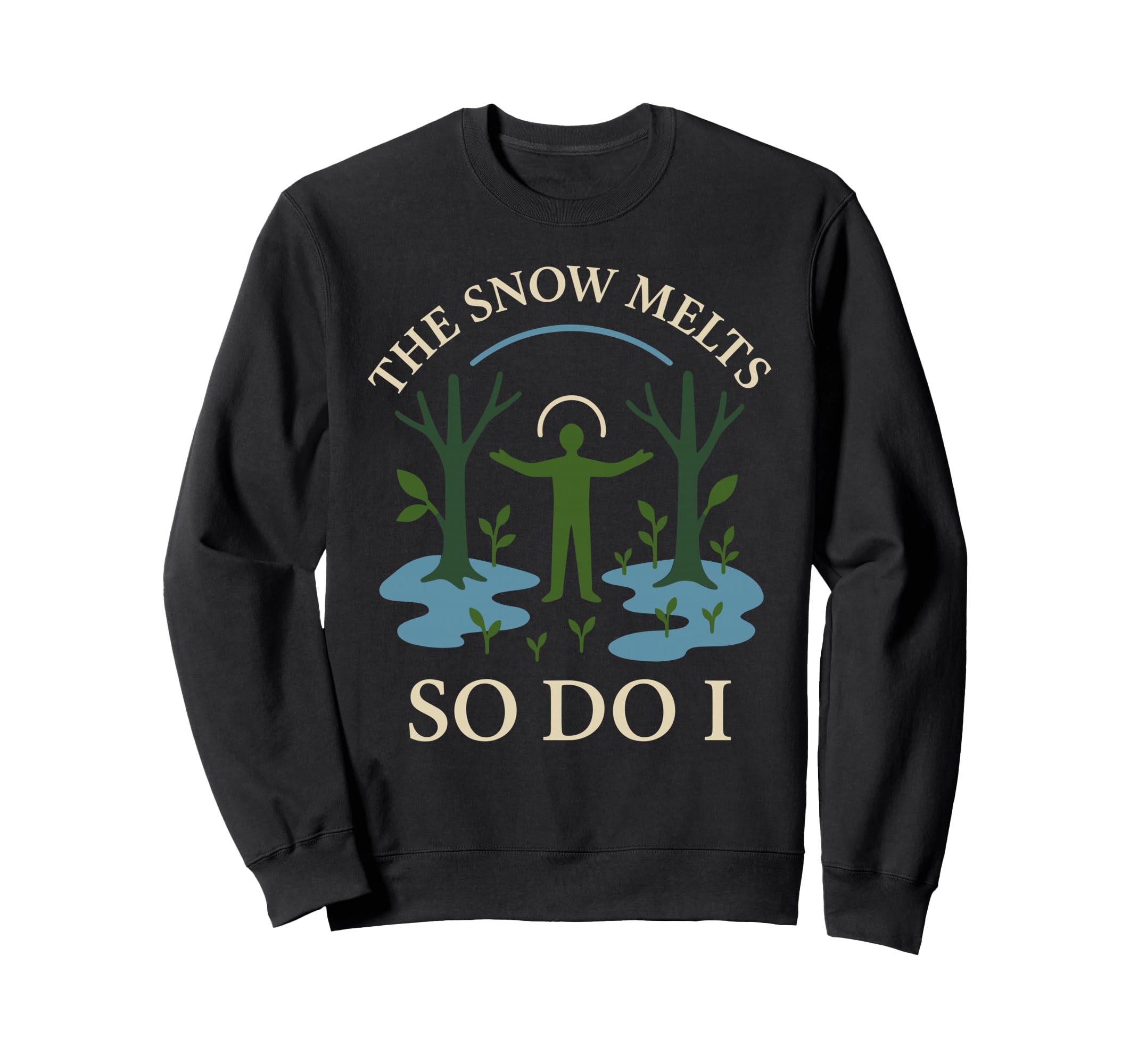 Forest Walk Overthinker Mental Reset Sweatshirt - Graphic Print for Adults - T-Shirt, Sweatshirt, Hoodie