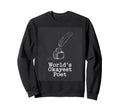 Poetcore Worlds Okayest Poet Sweatshirt - Custom Art Print for Adults - T-Shirt, Sweatshirt, Hoodie