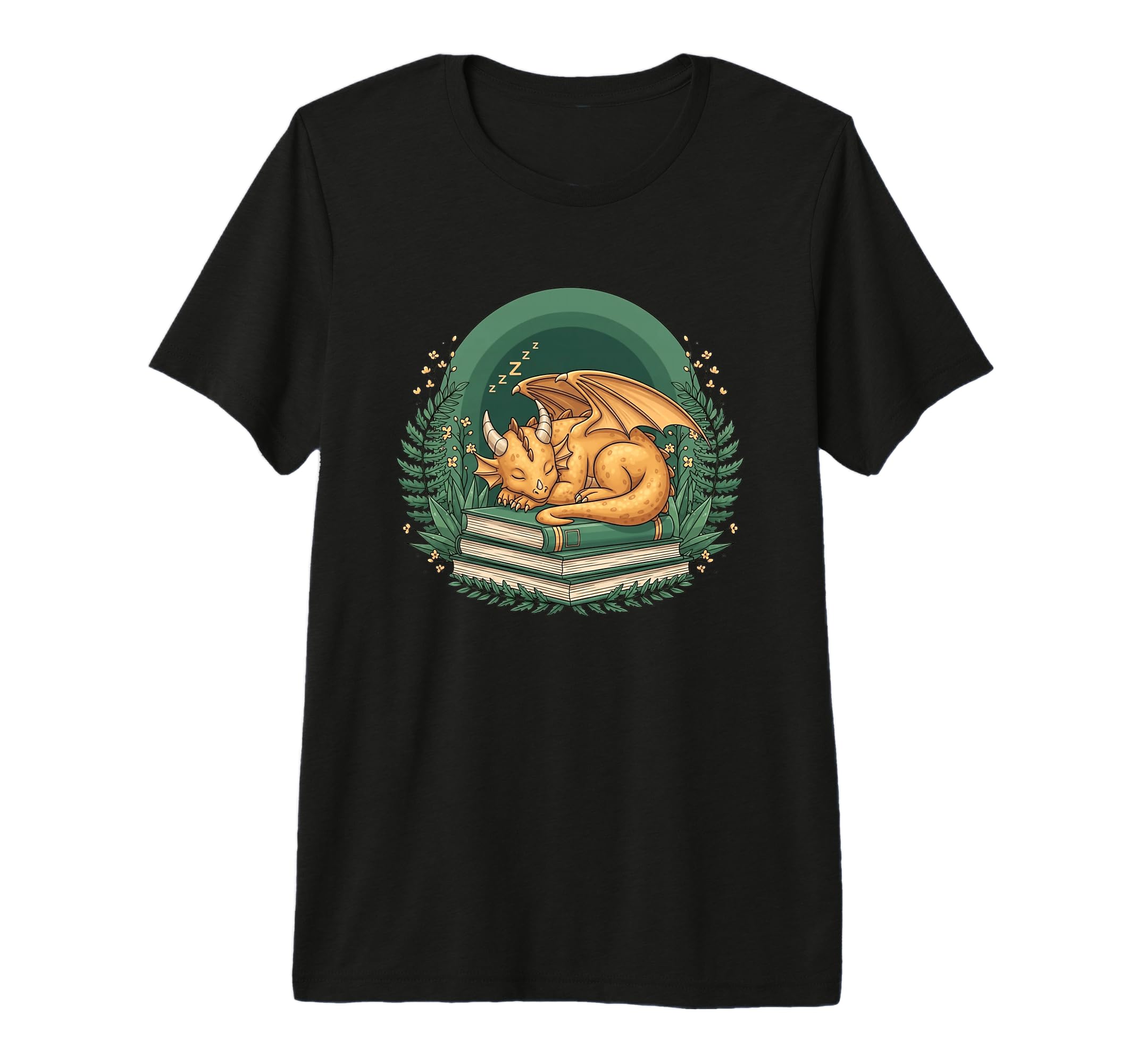 Sleeping Dragon Books Fantasy Reader T-Shirt - Novelty Apparel for Adults - T-Shirt, Sweatshirt, Hoodie