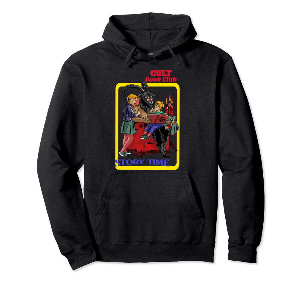 Cult Book Club Satanic Funny Hoodie - Casual Everyday Wear Unisex - T-Shirt, Sweatshirt, Hoodie