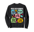 Groovy Mental Health Reminders Mental Sweatshirt - Graphic Print Men Women - T-Shirt, Sweatshirt, Hoodie