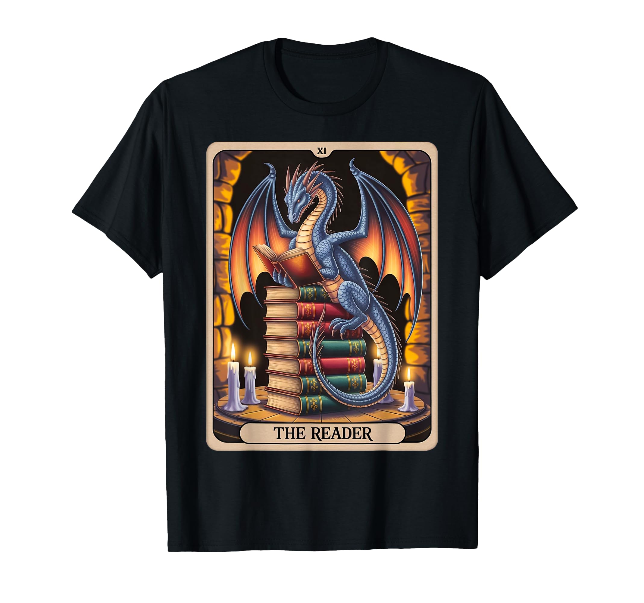 Bookworm Dragons Reading Book Lover T-Shirt - Novelty Apparel Men Women - T-Shirt, Sweatshirt, Hoodie