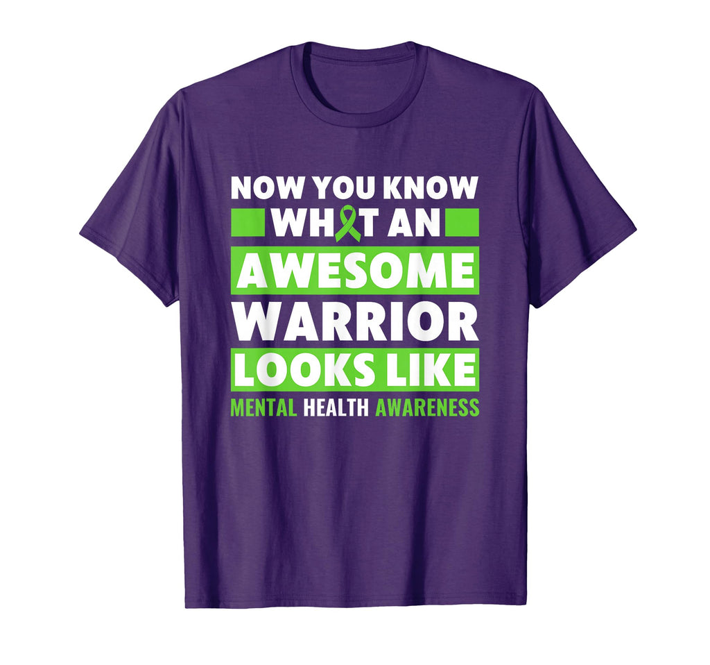 Mental Health Warrior Mental Health T-Shirt - Aesthetic Graphic for Adults - T-Shirt, Sweatshirt, Hoodie
