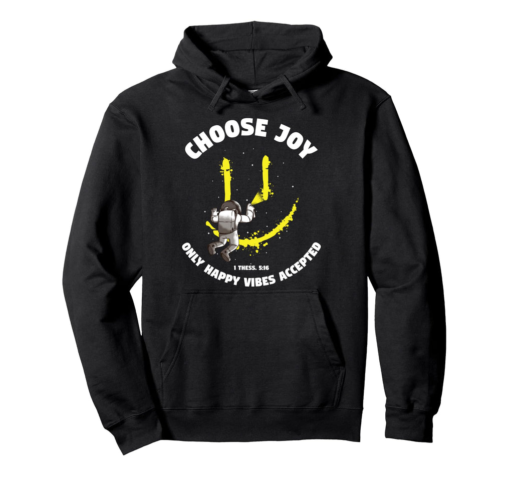Choose Joy Bible Verse Astronaut Hoodie - Aesthetic Graphic Men Women - T-Shirt, Sweatshirt, Hoodie