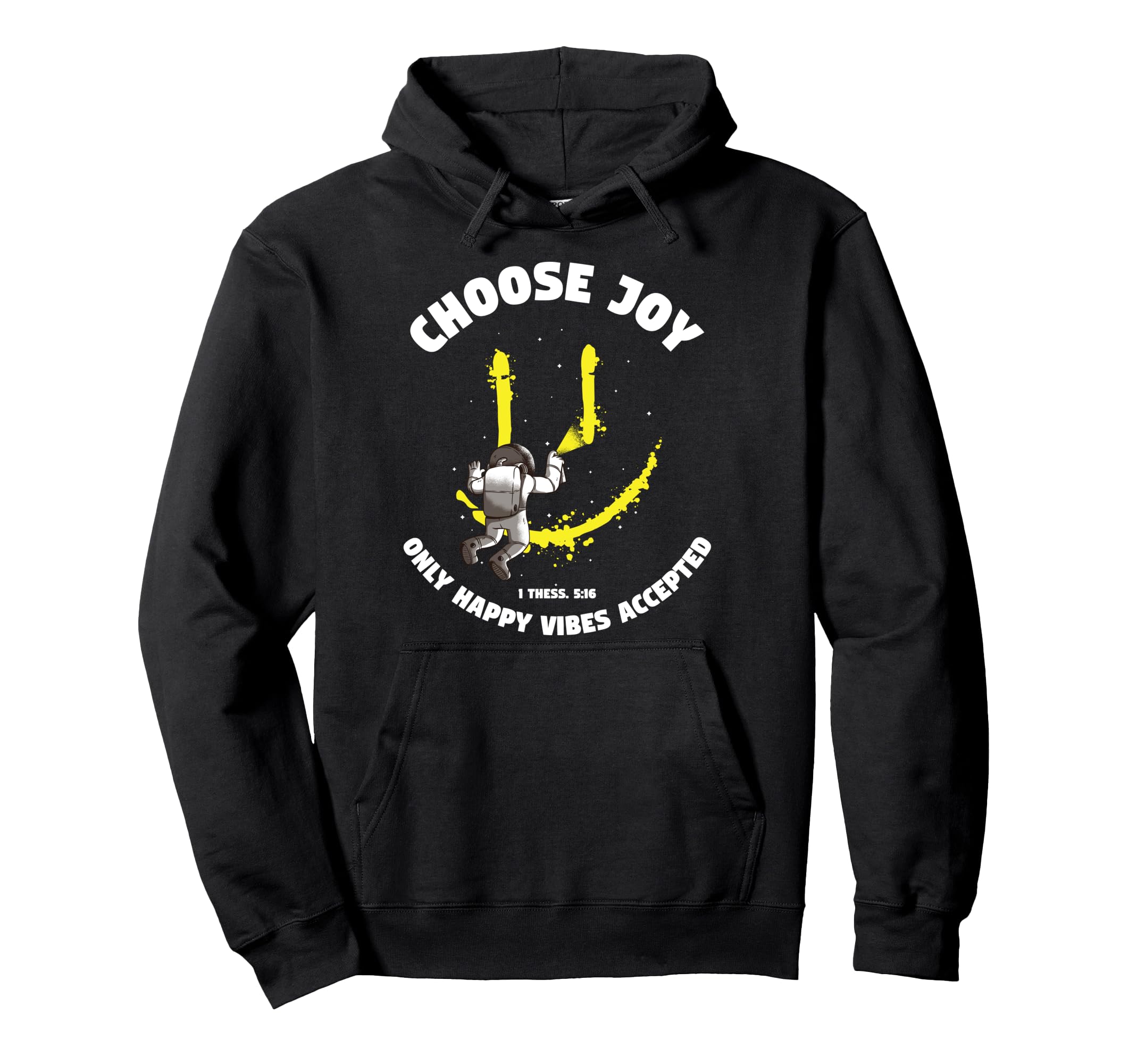 Choose Joy Bible Verse Astronaut Hoodie - Aesthetic Graphic Men Women - T-Shirt, Sweatshirt, Hoodie