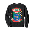 Book And Coffe Lover Holiday Book Sweatshirt - Minimalist Print Men Women - T-Shirt, Sweatshirt, Hoodie