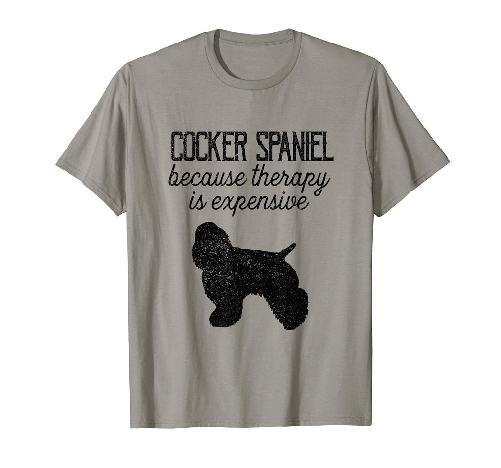 Cocker Spaniel Because Therapy T-Shirt - Casual Everyday Wear for Adults - T-Shirt, Sweatshirt, Hoodie