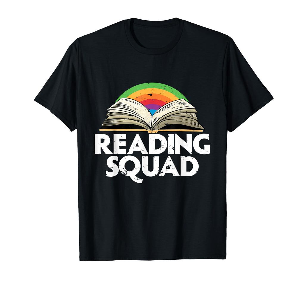 Funny Reading Squad Art Reading Lover T-Shirt - Novelty Apparel Men Women - T-Shirt, Sweatshirt, Hoodie