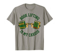 Book Lifting Is My Cardio Gym Reading T-Shirt - Minimalist Print Men Women - T-Shirt, Sweatshirt, Hoodie