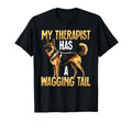 German Shepherd Therapy Service Dog T-Shirt - Minimalist Print Unisex - T-Shirt, Sweatshirt, Hoodie