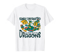 Dragon Lover Easily Distracted Books T-Shirt - Novelty Apparel Unisex - T-Shirt, Sweatshirt, Hoodie