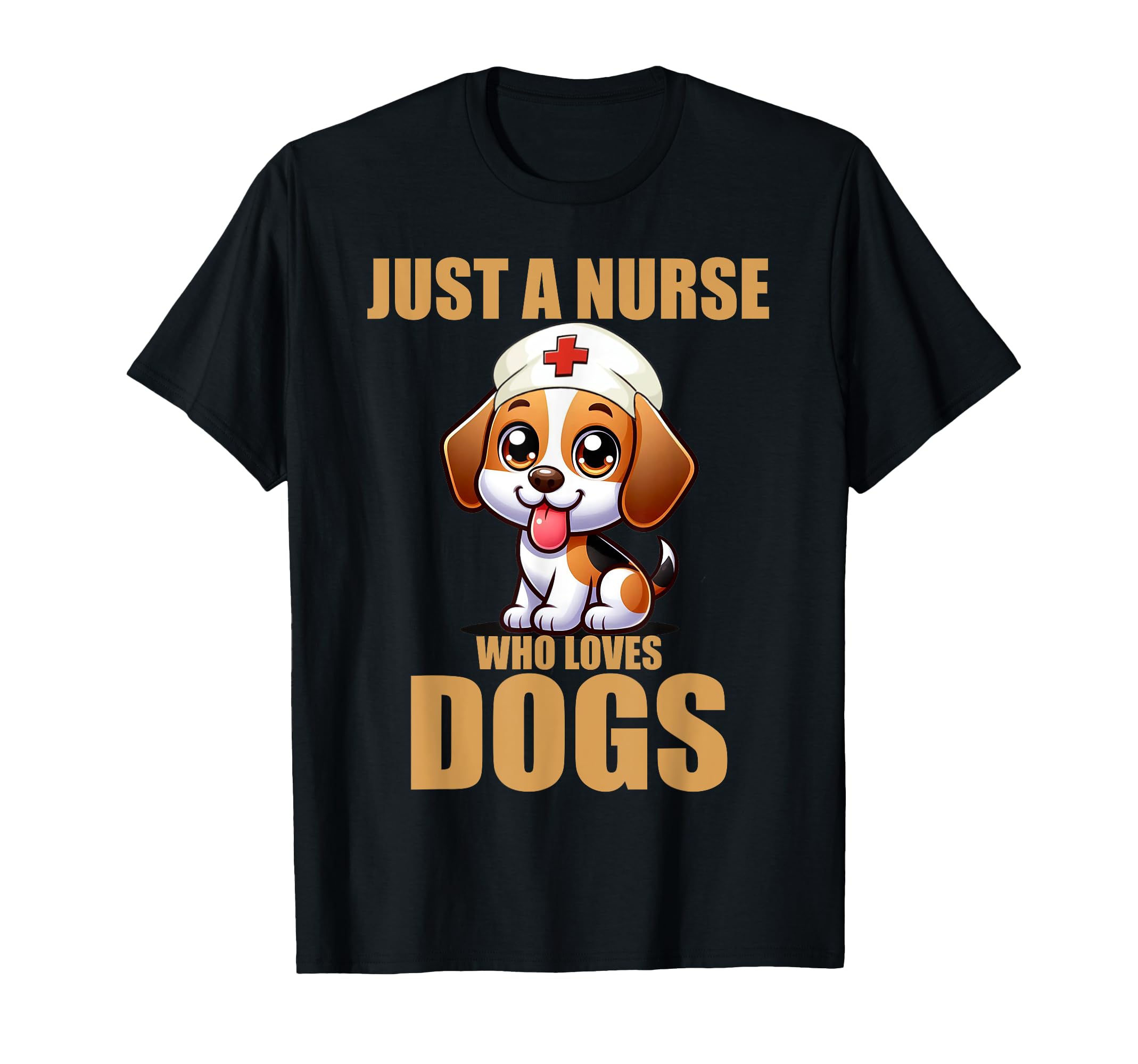 Just Nurse Who Loves Dogs Puppy Love T-Shirt - Streetwear Style for Adults - T-Shirt, Sweatshirt, Hoodie