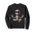 Meditation Mummy Yoga Pose Relaxing Sweatshirt - Unique Graphic for Adults - T-Shirt, Sweatshirt, Hoodie