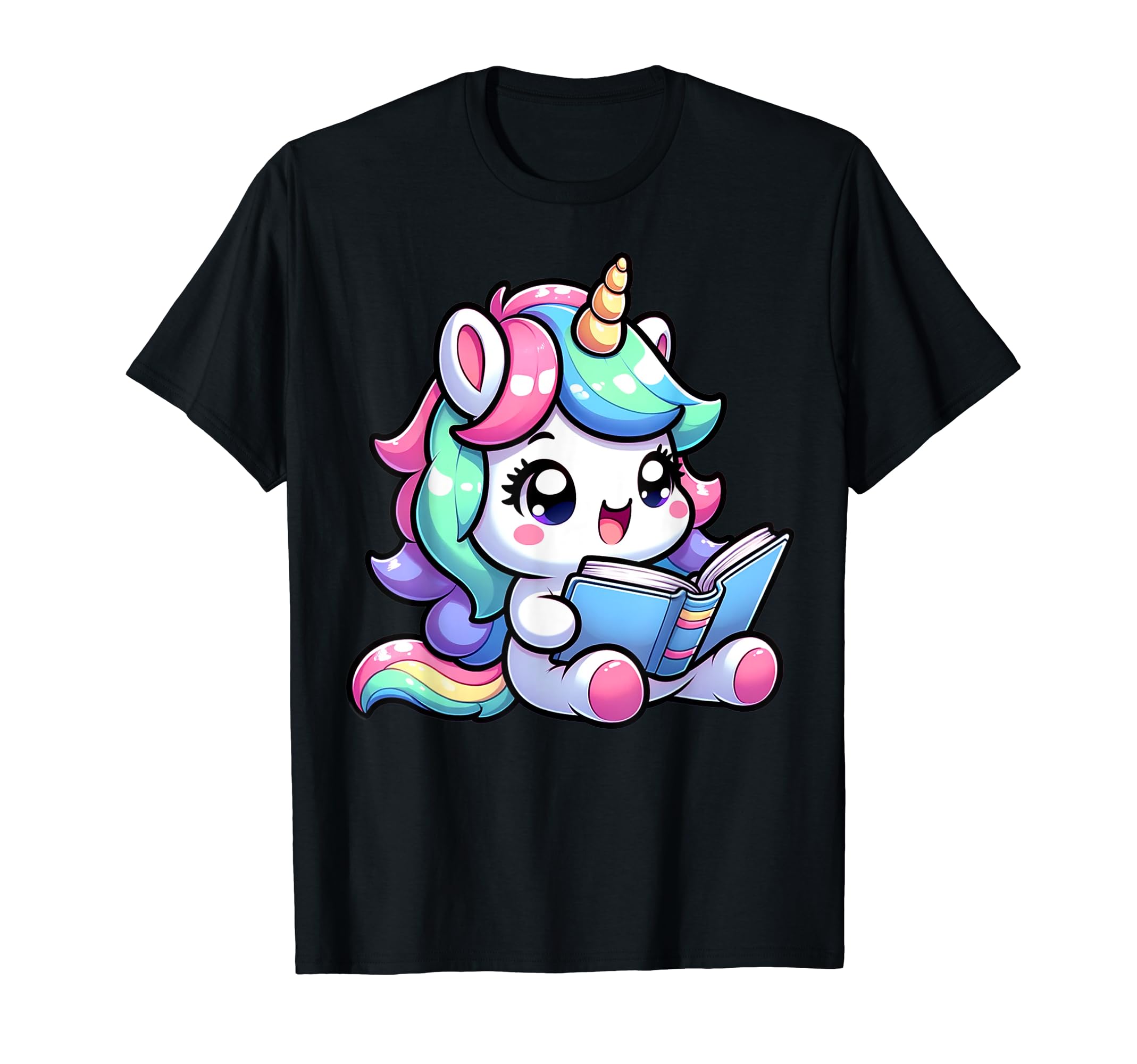 Funny Anime Kawaii Rainbow T-Shirt - Casual Everyday Wear Men Women - T-Shirt, Sweatshirt, Hoodie