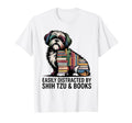 Shih Tzu Dog Shihtzu Dog Books T-Shirt - Aesthetic Graphic for Adults - T-Shirt, Sweatshirt, Hoodie