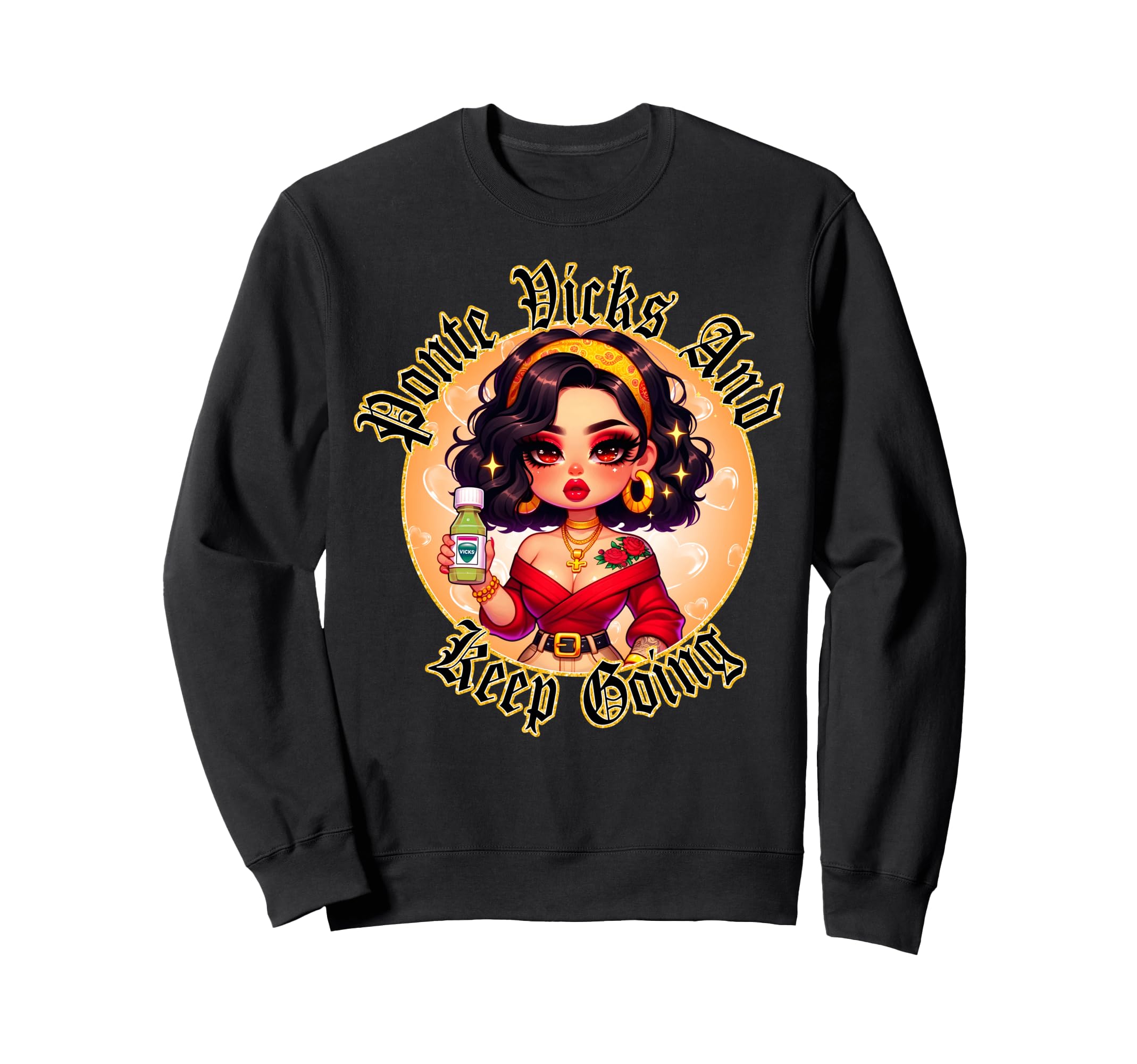 Best Mother Latina Chibi Madre La Sweatshirt - Novelty Apparel Men Women - T-Shirt, Sweatshirt, Hoodie