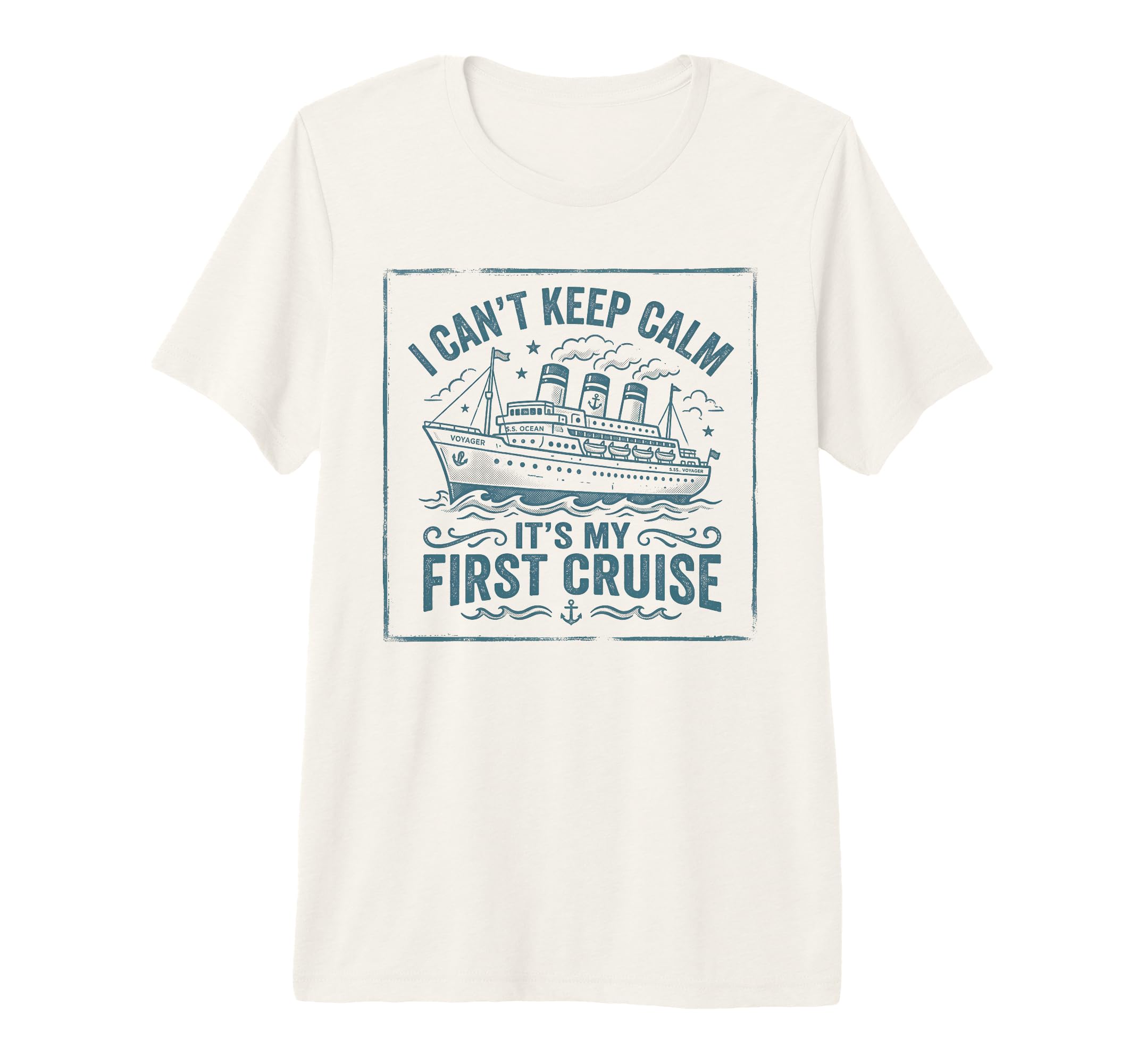 I Cant Keep Calm Its My First T-Shirt - Casual Everyday Wear for Adults - T-Shirt, Sweatshirt, Hoodie