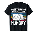 Hungry Overthinker Food Anxiety Hoodie - Aesthetic Graphic for Adults - T-Shirt, Sweatshirt, Hoodie