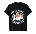 Read More Booooooks Ghost Halloween Spooky T-Shirt - Trendy Graphic Unisex - T-Shirt, Sweatshirt, Hoodie