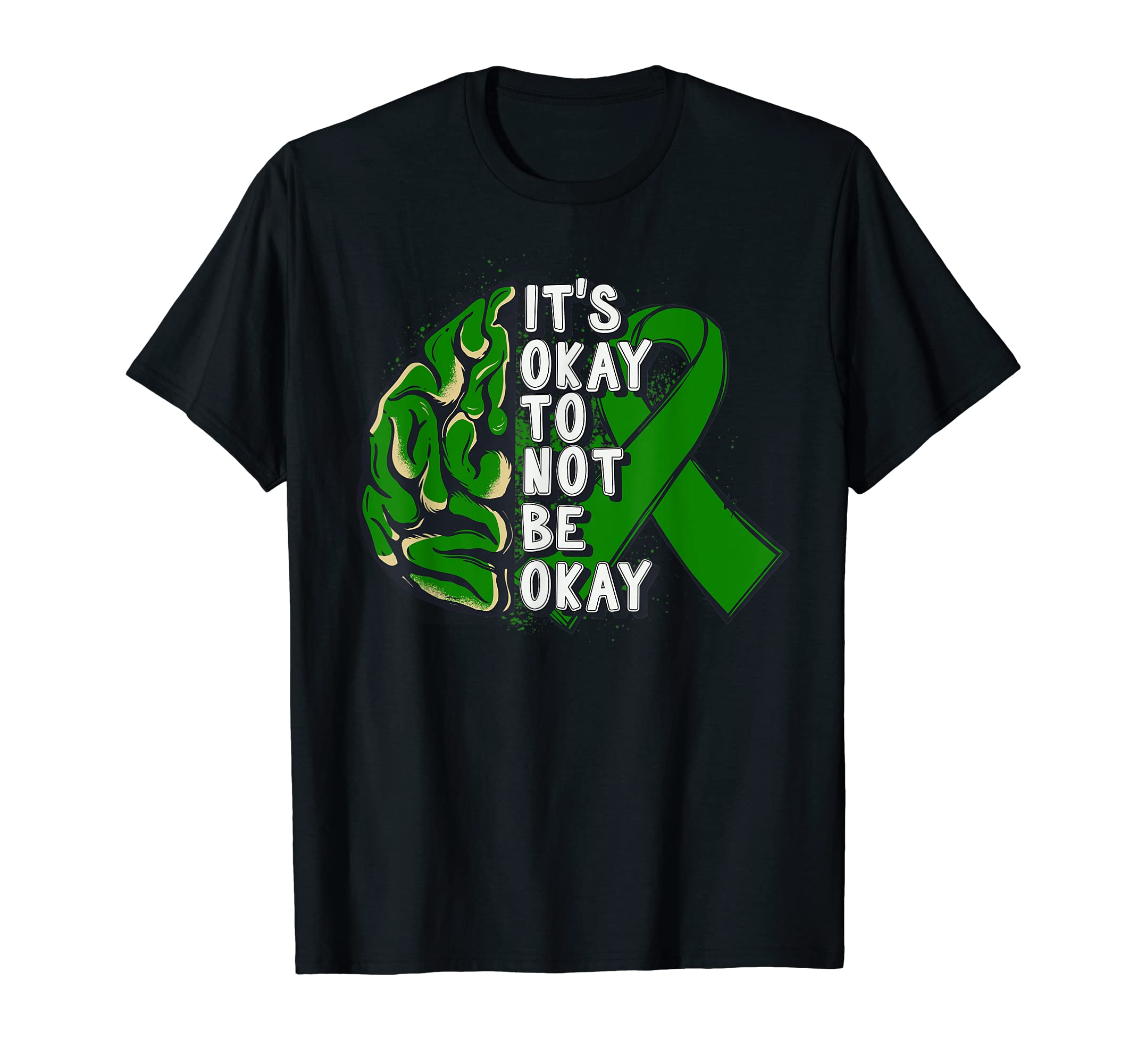 Its Okay To Not Be Okay Mental T-Shirt - Minimalist Print for Adults - T-Shirt, Sweatshirt, Hoodie