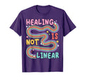 Healing Is Not Linear Mental Health T-Shirt - Unique Graphic for Adults - T-Shirt, Sweatshirt, Hoodie