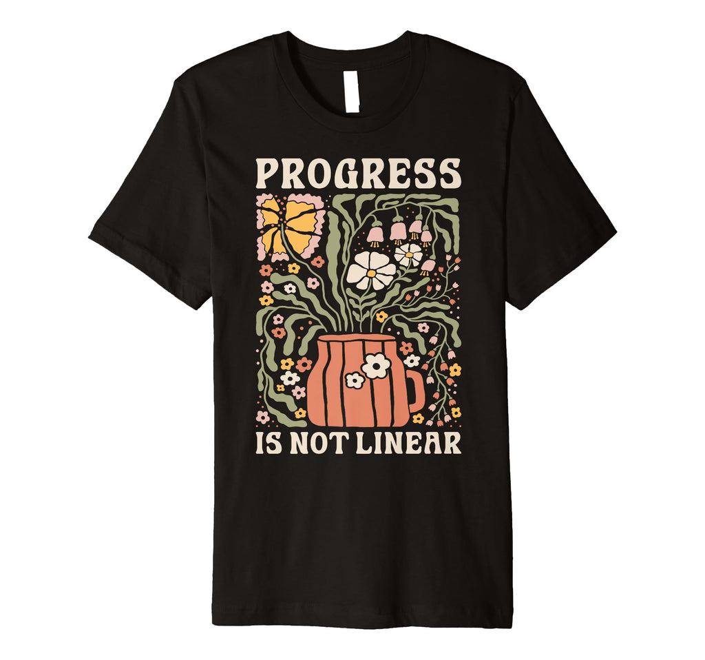 Progress Is Not Linear Sped Teacher T-Shirt - Unique Graphic for Adults - T-Shirt, Sweatshirt, Hoodie