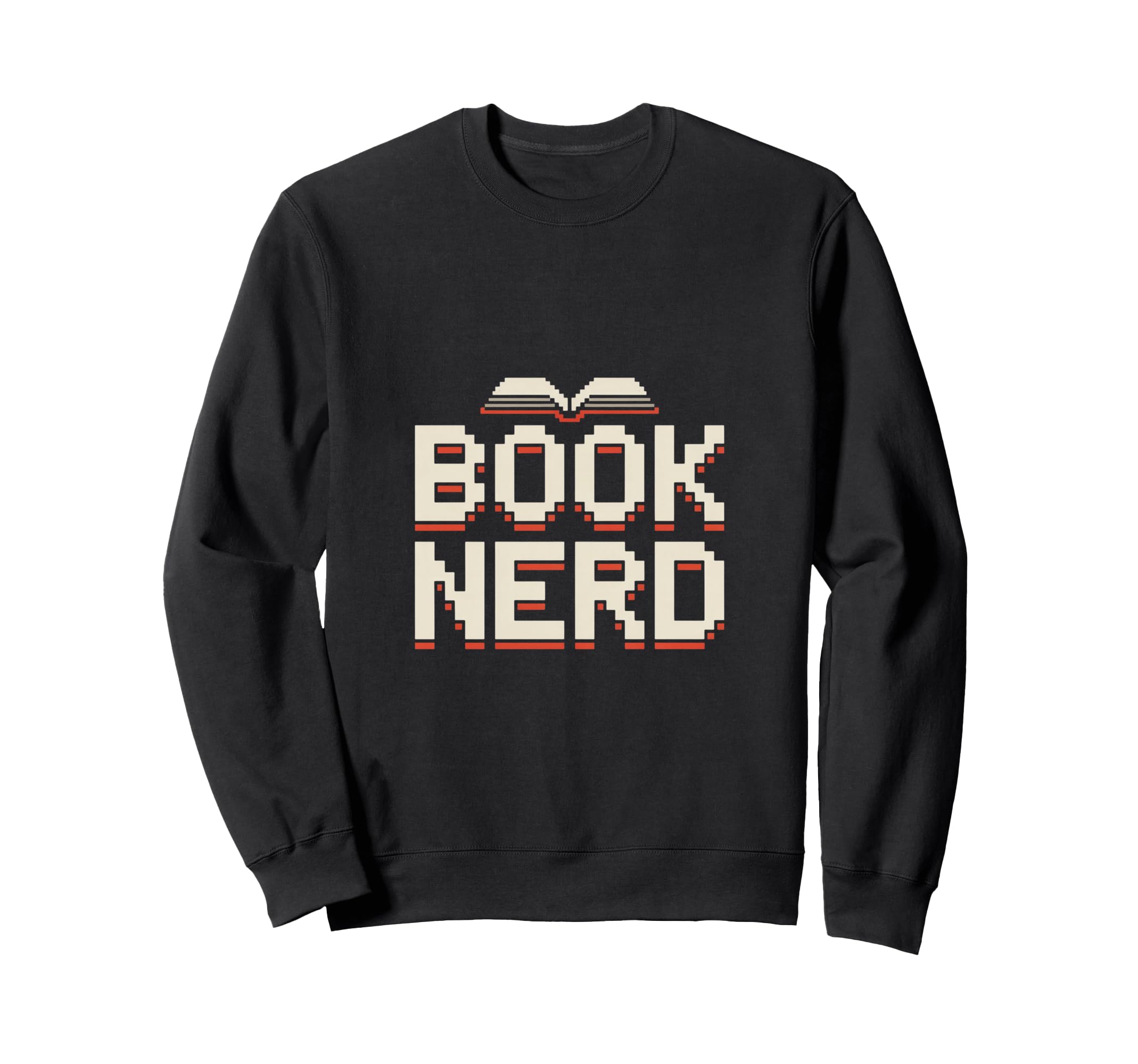 Book Nerd Pixel Reading Librarian Sweatshirt - Streetwear Style Unisex - T-Shirt, Sweatshirt, Hoodie