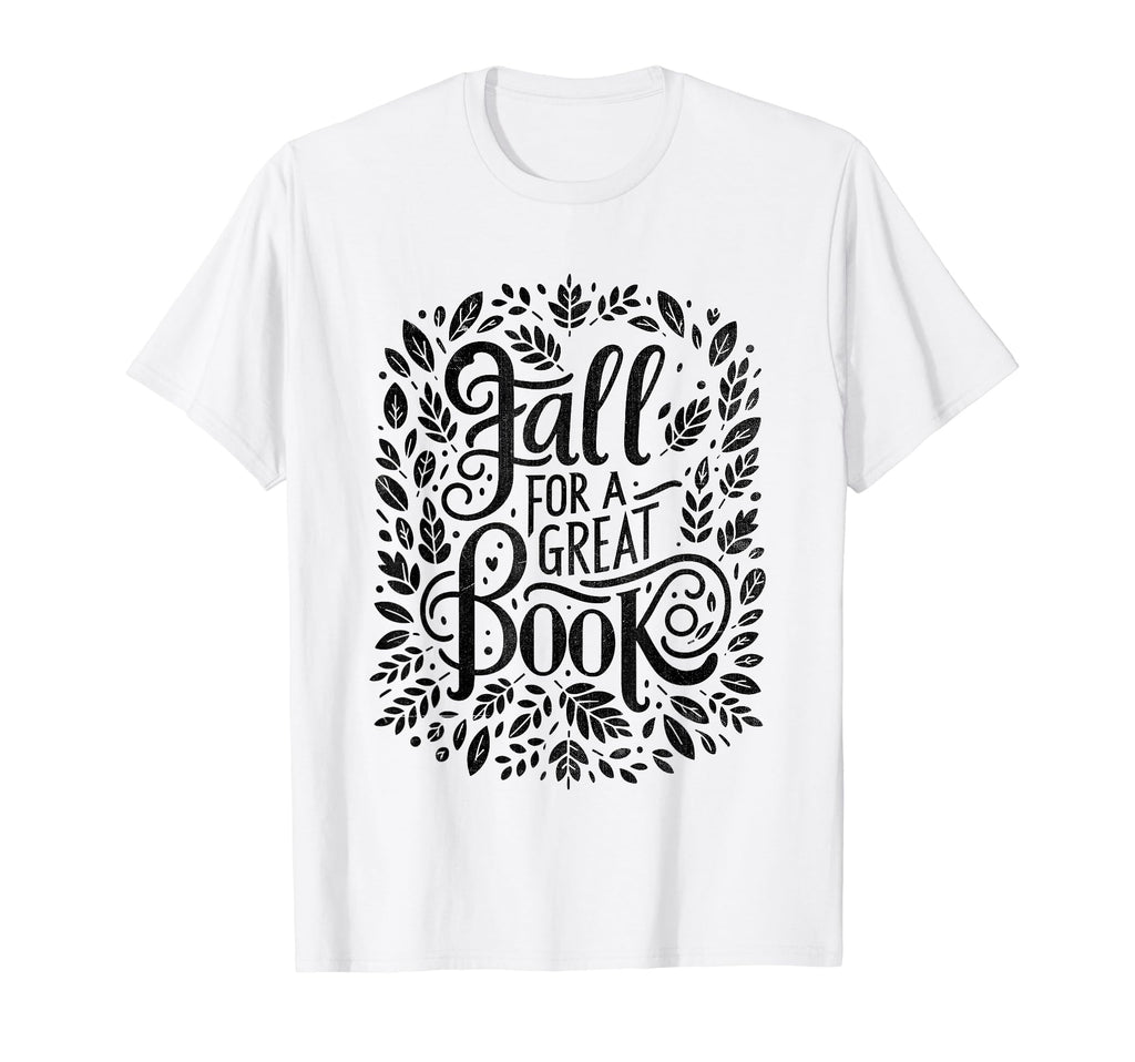 Fall Great Book Books Reading T-Shirt - Aesthetic Graphic for Adults - T-Shirt, Sweatshirt, Hoodie
