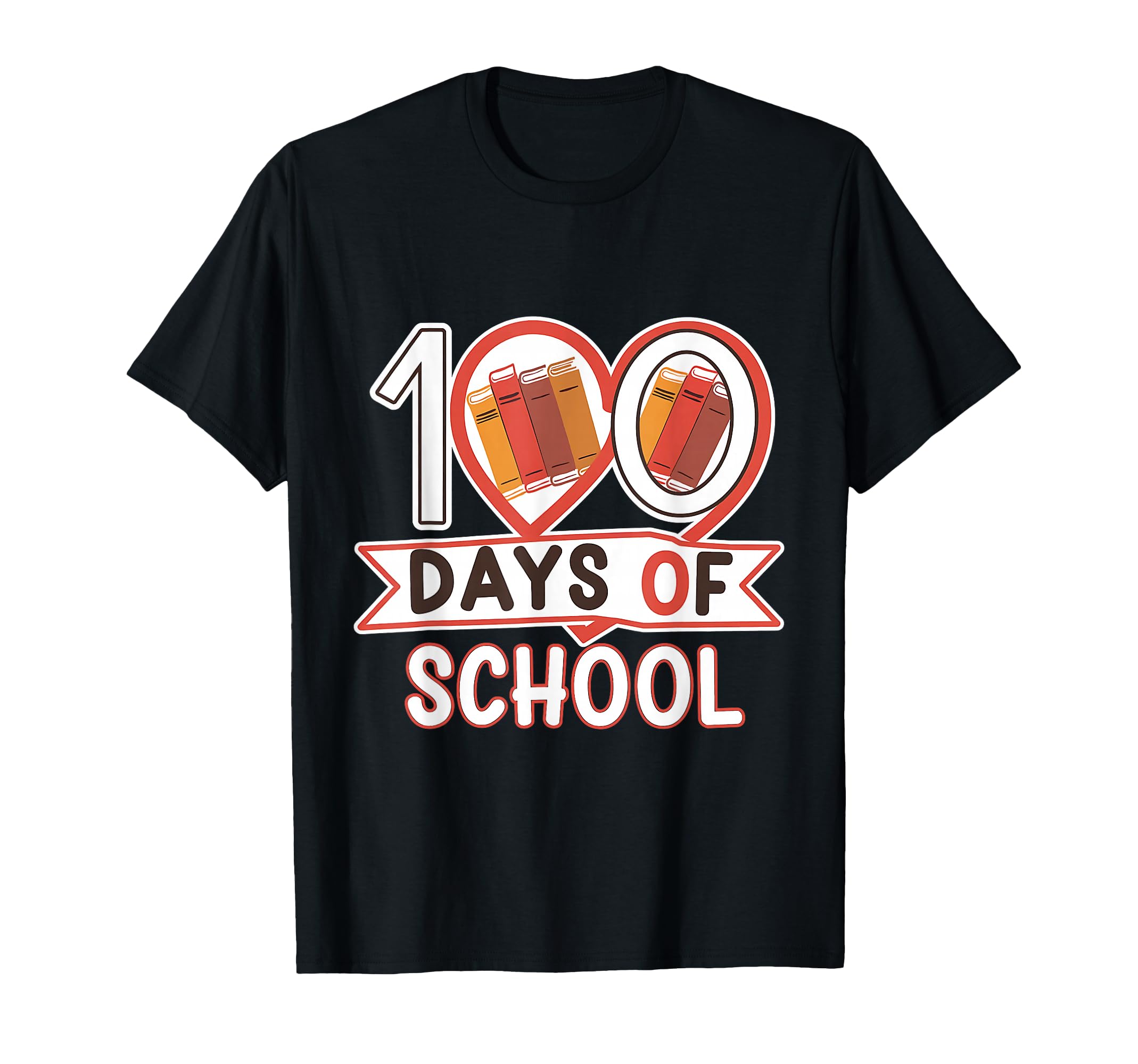 Books Reading Teacher 100Th Day School T-Shirt - Novelty Apparel Unisex - T-Shirt, Sweatshirt, Hoodie