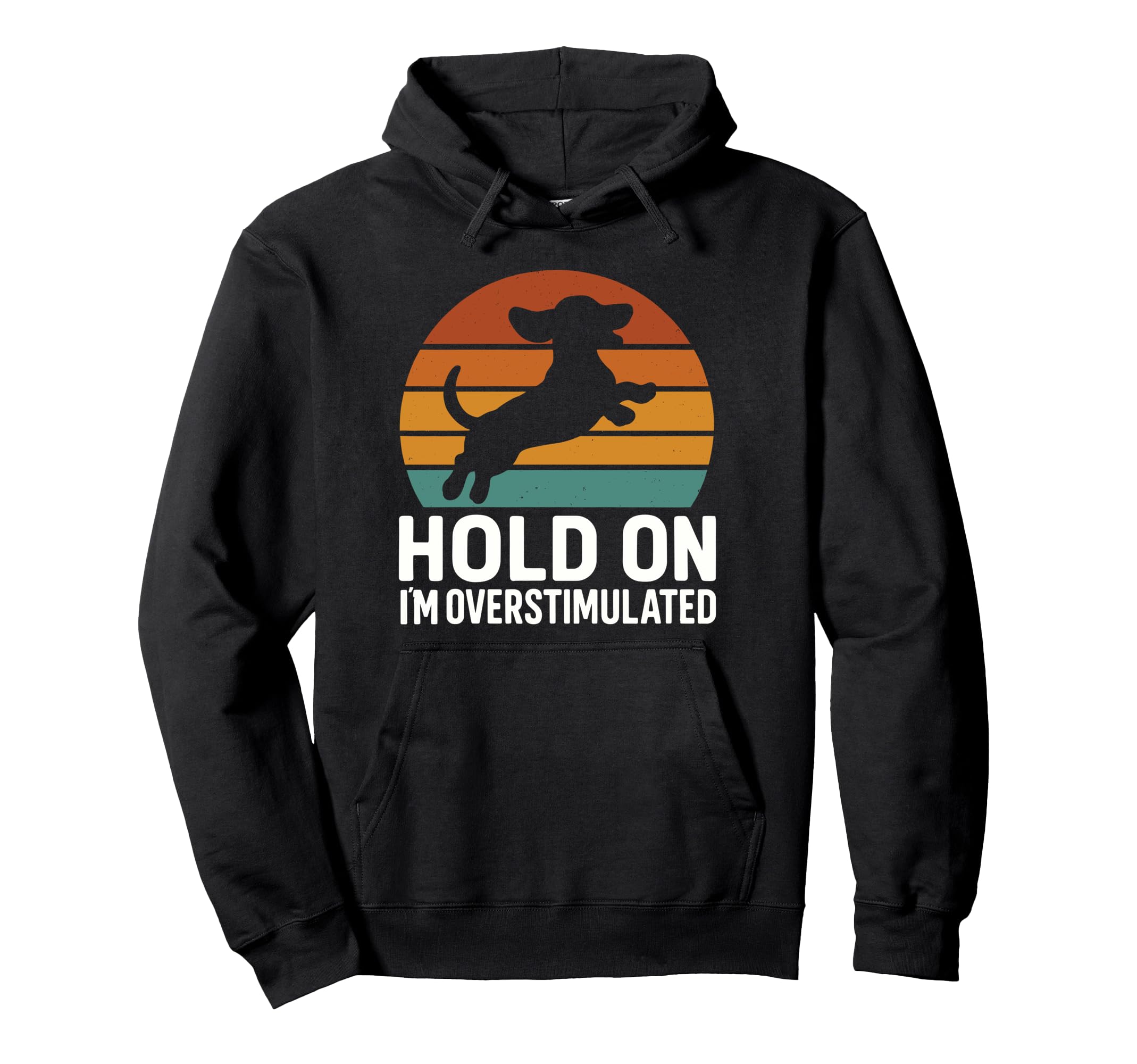 Dachshund Wiener Dog Lover Sunset Hoodie - Streetwear Style for Adults - T-Shirt, Sweatshirt, Hoodie